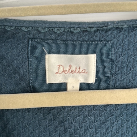 Anthropologie Deletta small sleeveless top blue - Picture 2 of 3